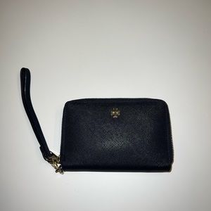 Tory Burch York Wristlet in Navy Blue